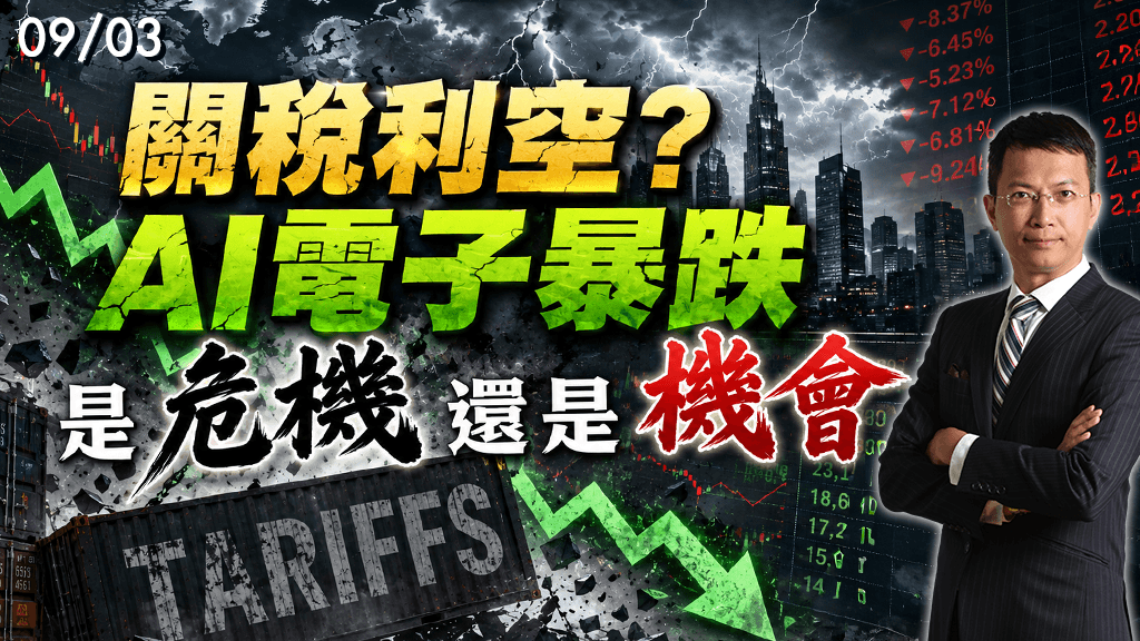 2026/09/03 關稅利空？AI電子暴跌 是危機還是機會