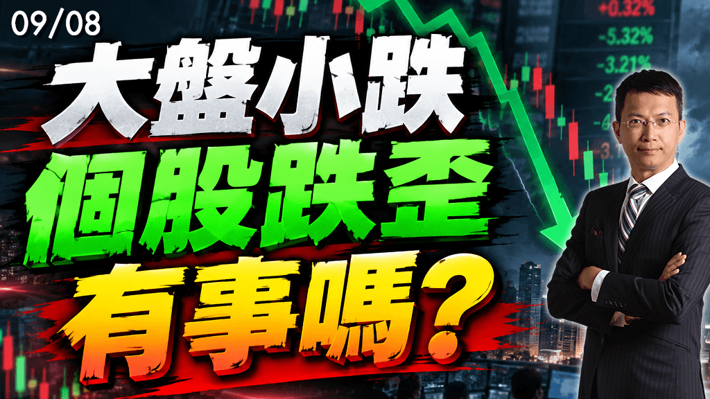 2026/09/08  大盤小跌 個股跌歪 有事嗎?